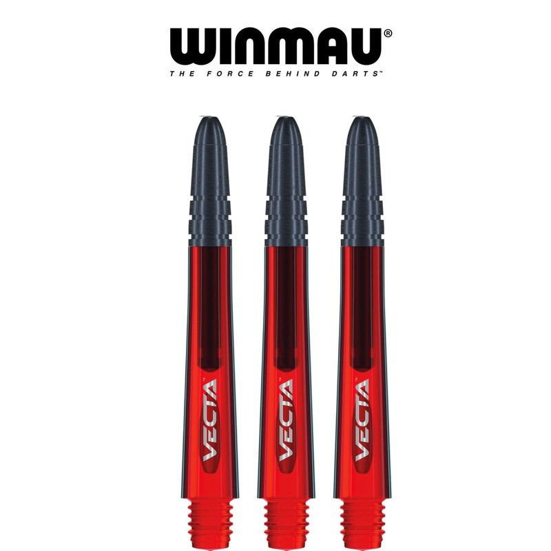 WINMAU – Vecta Composite Dart Shafts – Medium Red