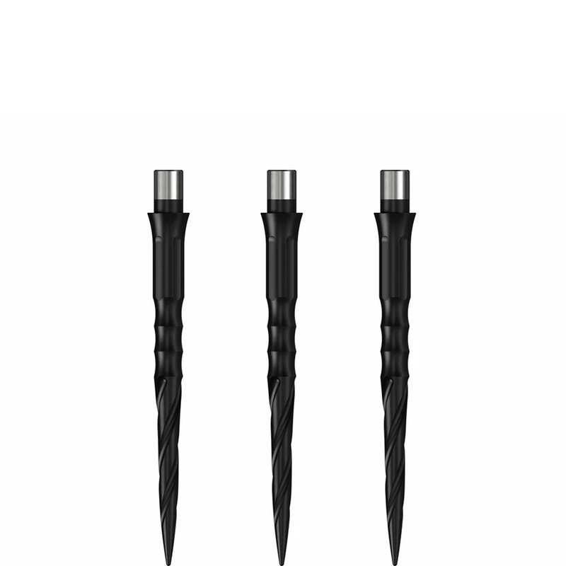 CALIBURN – EVO Dart Points – SPIRO 28mm – BLACK