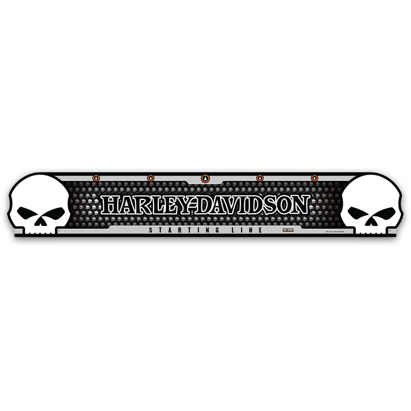 HARLEY DAVIDSON – Official Licensed Oche Throw Line Sticker – SKULL