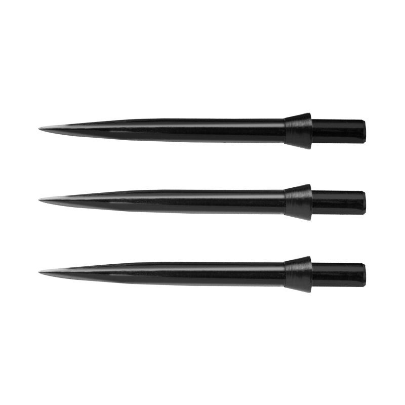 RED DRAGON – Specialist Dart Points – Black 32mm with Black Trident
