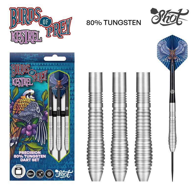 SHOT – Birds Of Prey Kestrel Darts – 80% Tungsten – 25g