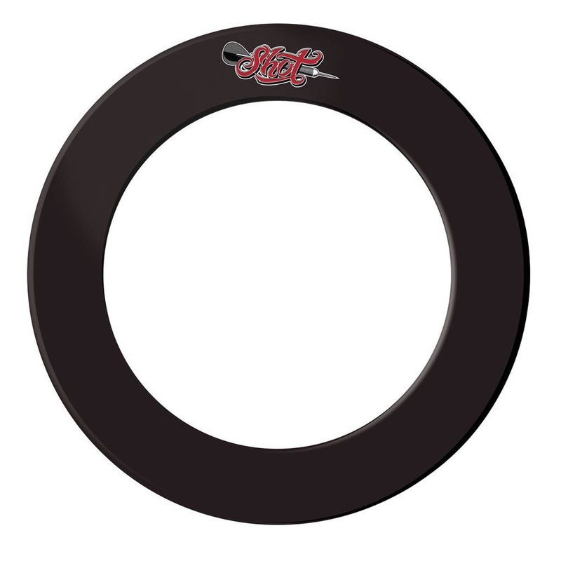 SHOT – One Piece Dartboard Surround – Black