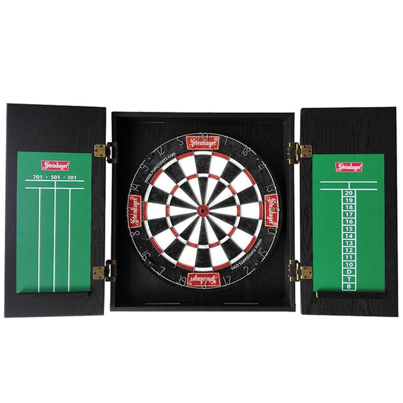 STEINLAGER – Dartboard and Cabinet Set