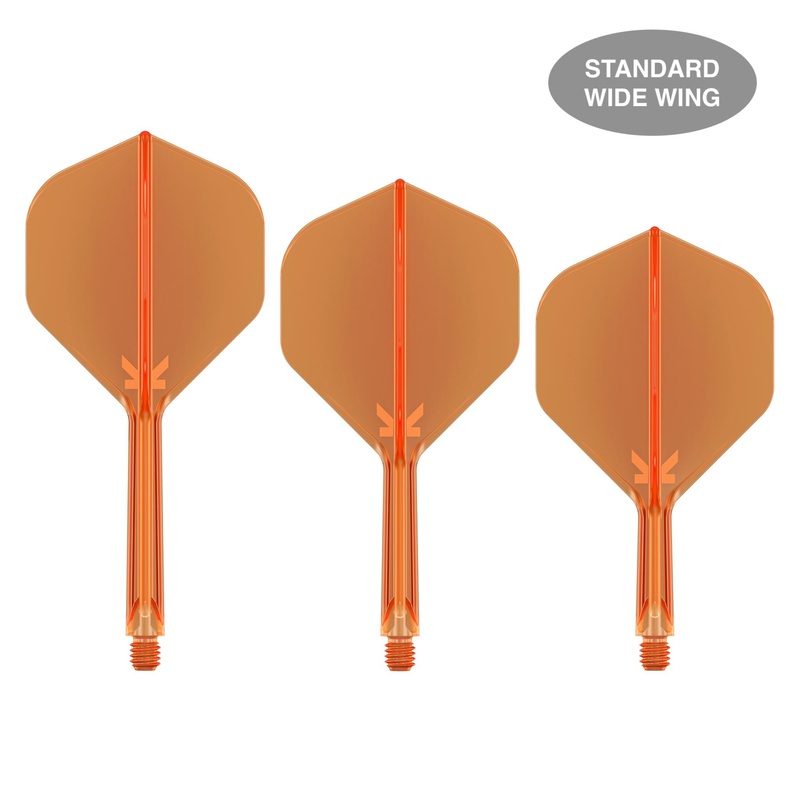 TARGET – K-FLEX All-In-One Moulded Flights NO2 Size – Neon Orange