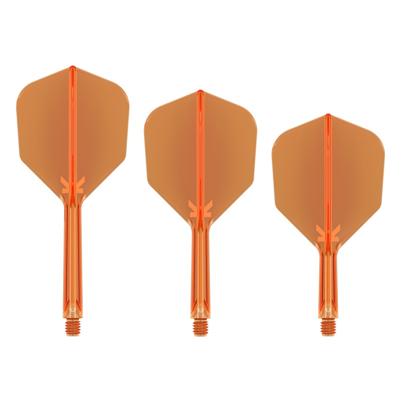 TARGET – K-FLEX All-In-One Moulded Flights NO6 Size – Neon Orange