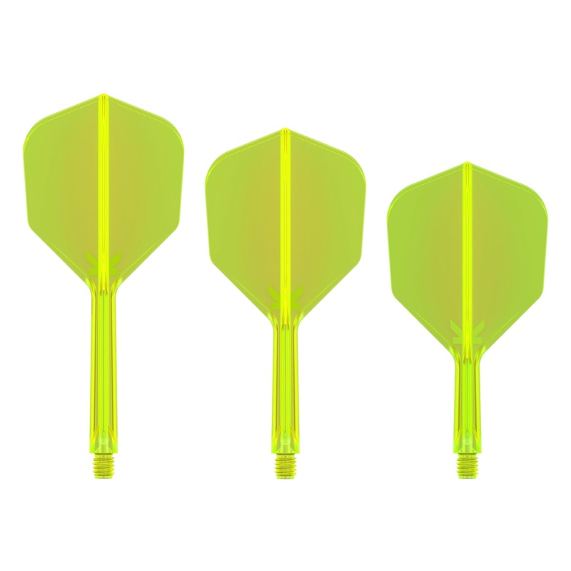 TARGET – K-FLEX All-In-One Moulded Flights NO6 Size – Neon Yellow