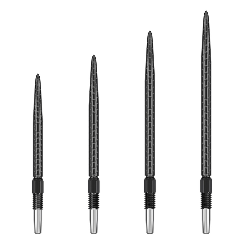 TARGET – RVE Swiss Black Dart Points 26mm, 30mm, 35mm, 40mm