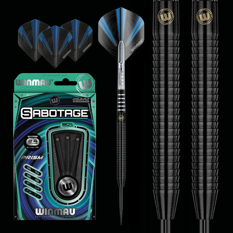 WINMAU Sabotage Darts 90% Tungsten – 26g