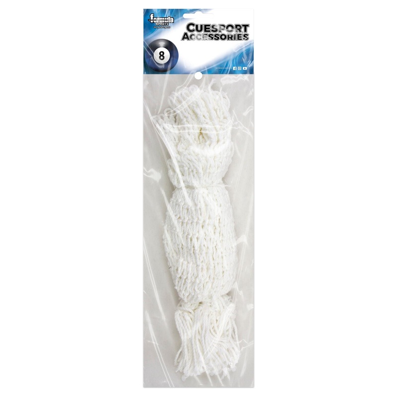 6 x Ball Pockets – White Cotton Mesh 10″