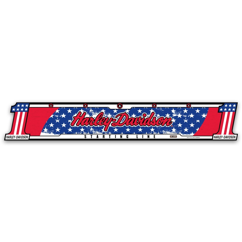 HARLEY DAVIDSON – Official Licensed Oche Throw Line Sticker – NUMBER 1