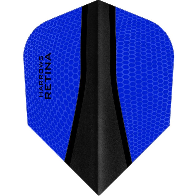 HARROWS – RETINA X – Extra Strong 100 Micron Flights – DARK BLUE