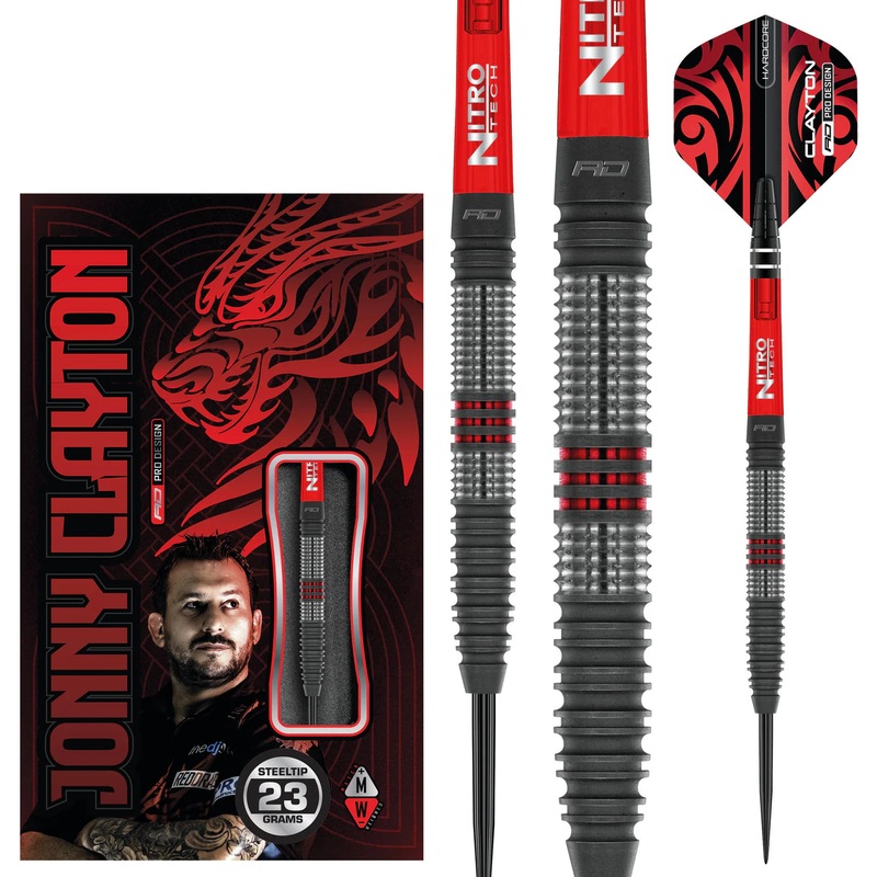 RED DRAGON – Jonny Clayton Hiraeth Darts – 90% Tungsten – 23g