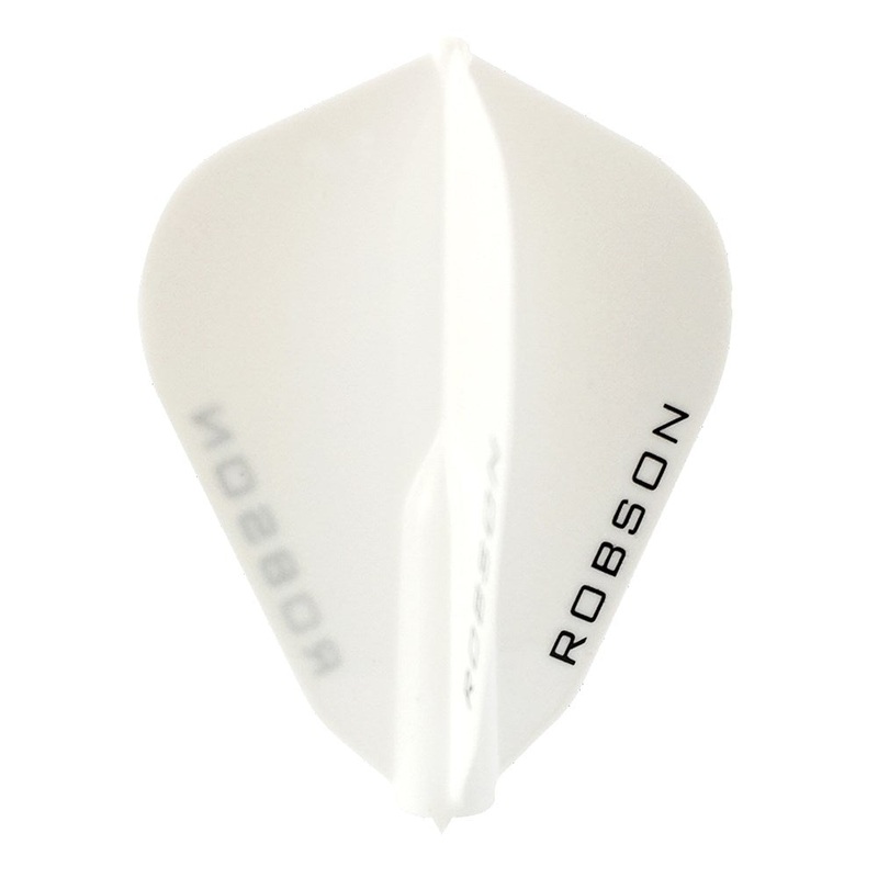 ROBSON – Plus Dart Flights F Shape – WHITE