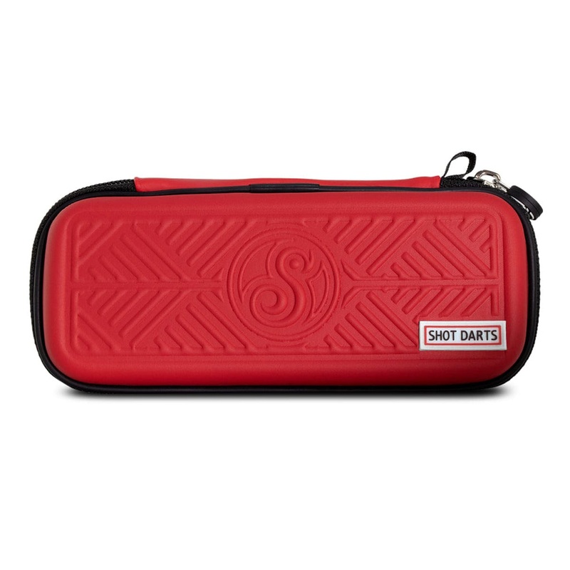 SHOT – SLIM Tactical Dart Case – Holds 1 Dart Set – RED