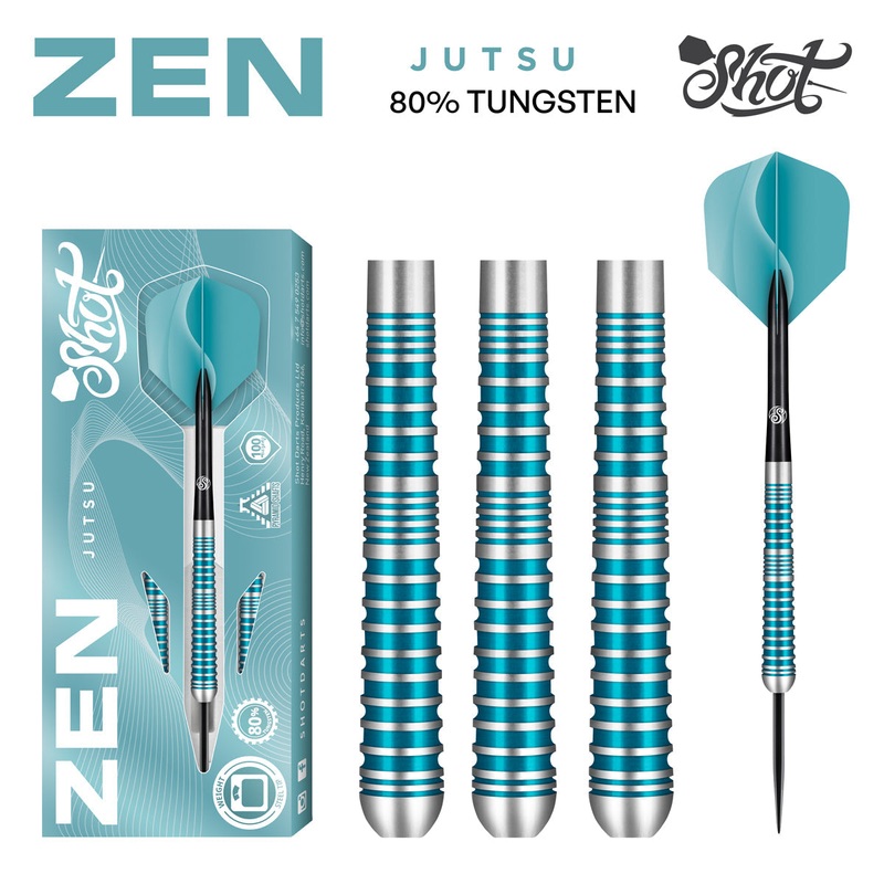 SHOT – Zen Jutsu Gen 2.0 Darts – 80% Tungsten – 24g