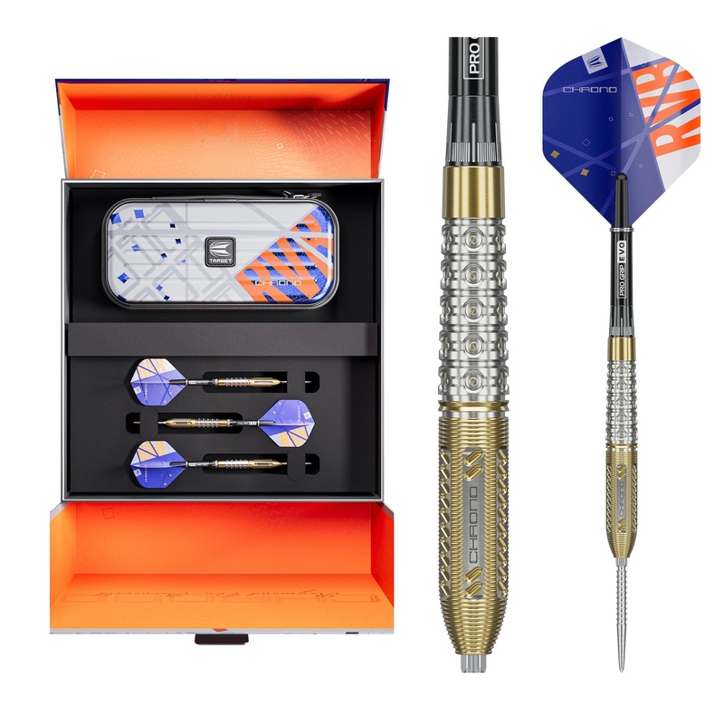 TARGET – RVB Chrono Swiss Point Steel Tip Darts – 95% Tungsten – 23g