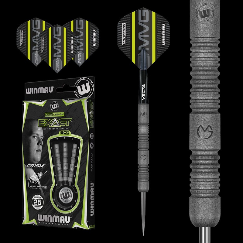 WINMAU – MvG Exact Darts – 90% Tungsten – 25g