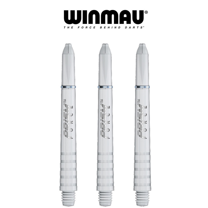 WINMAU Prism Force – Ring Lock Dart Shafts – MEDIUM WHITE