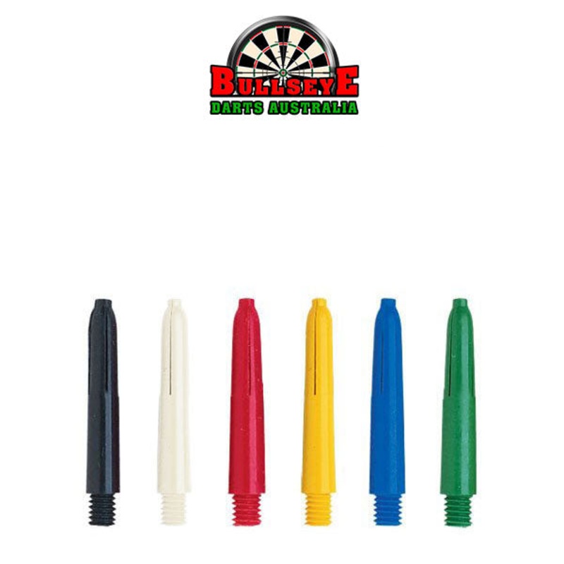 Bullseye Darts Coloured Nylon Shafts Extra Short 29mm