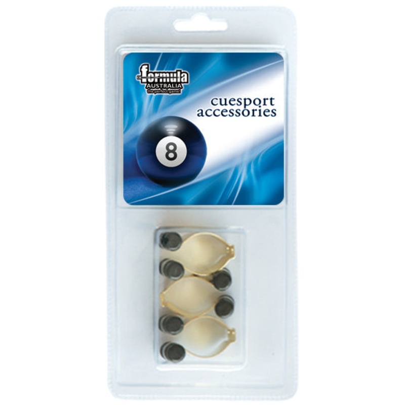 Cue Clip Brass (Pack of 3)