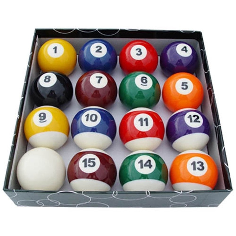 Formula Standard Resin Pool Balls – Boxed 2 1/4″