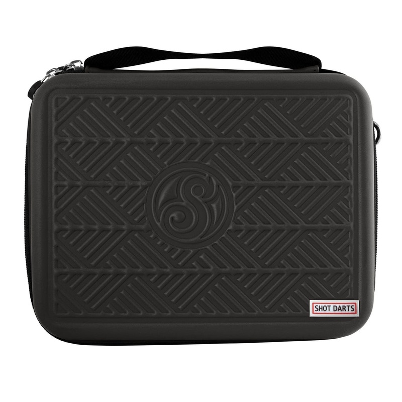 SHOT – MEGA Tactical Dart Case – Holds 4 Dart Sets – BLACK