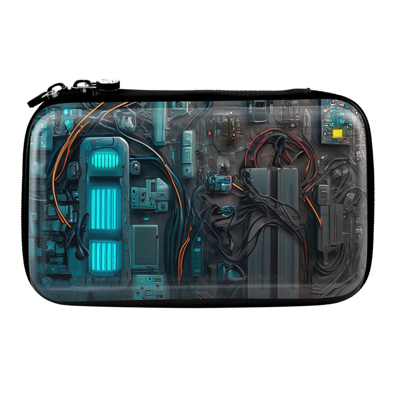 SHOT – TACTICAL DARTS CASE – TWO SET DART WALLET – AI CYBERPUNK