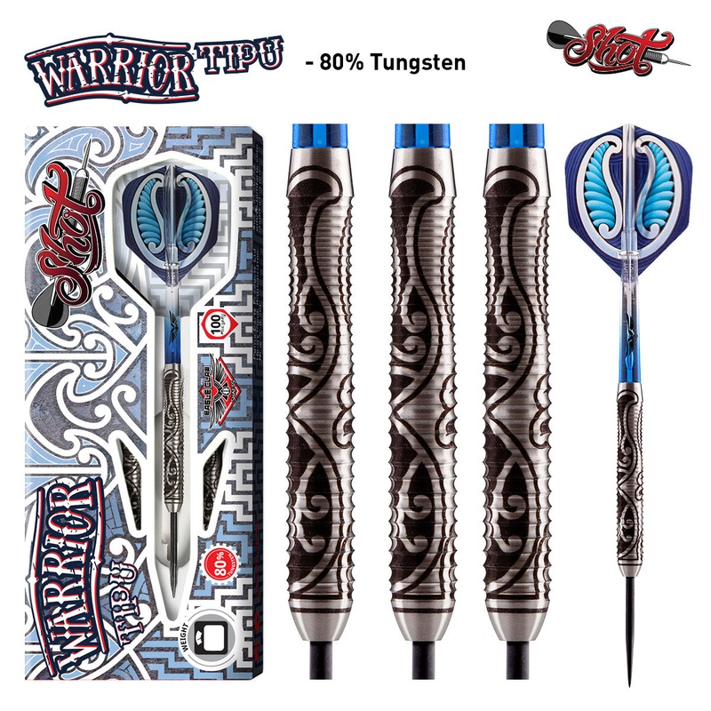 SHOT Warrior Tipu Darts – 80% Tungsten – 21g