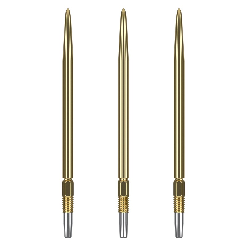 TARGET Swiss SMOOTH POINT Dart Points – Gold 40mm