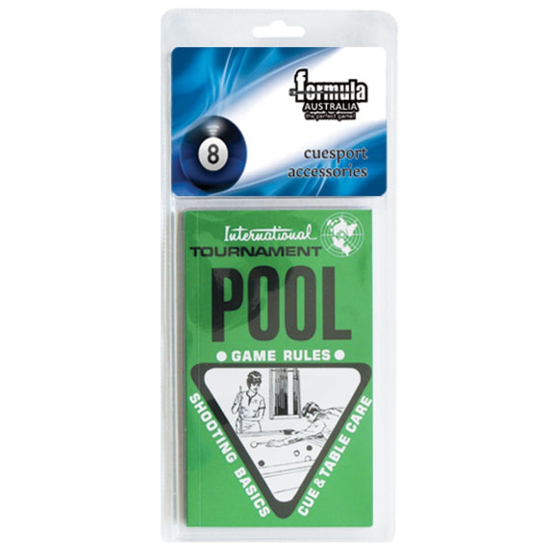 Tournament Pool Games Rule Book