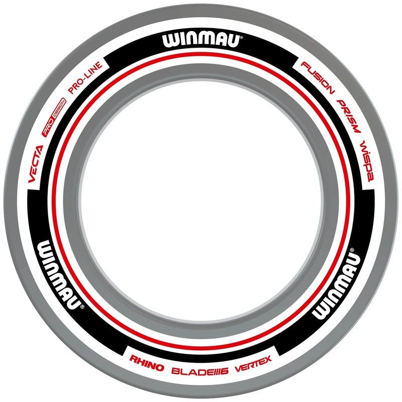 WINMAU – Advance DARTBOARD SURROUND – WHITE and RED