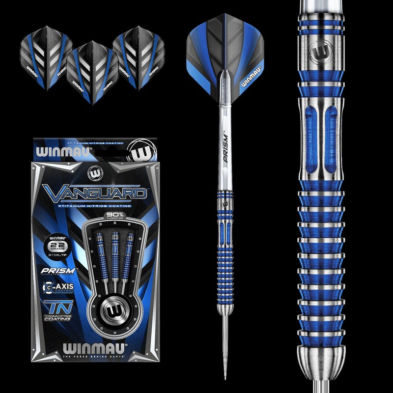 WINMAU Vanguard Darts – 90% Tungsten – 22g