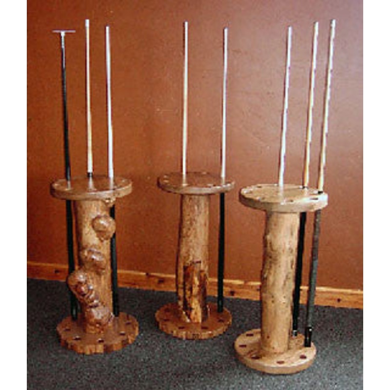 Drawknife Burl, Wilderness, Standard Pool Cue Rack
