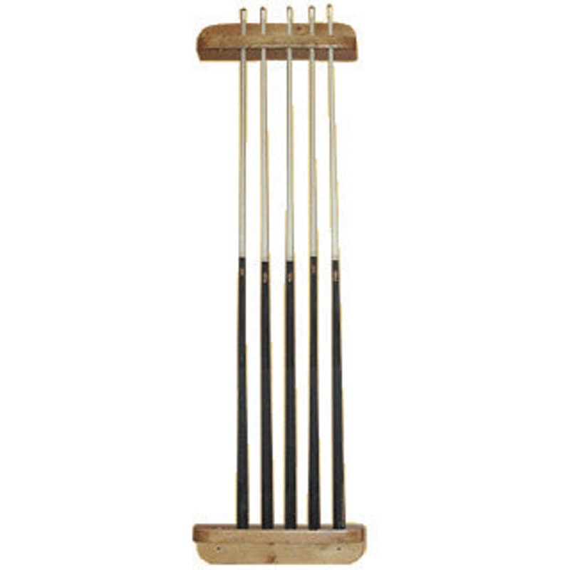 Drawknife Glacier Rustic Wall Mounted Pool Cue Rack