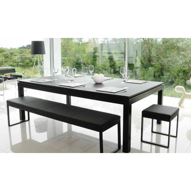 Fusion ~ Black Powder Coated Table 7′