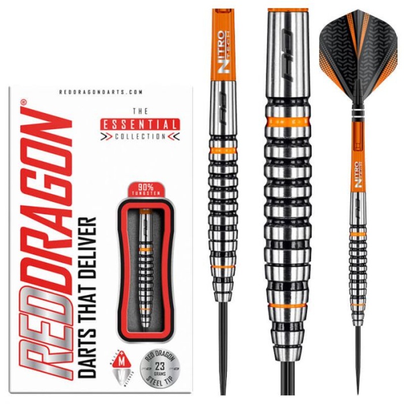RED DRAGON Amberjack 14 Darts – 90% Tungsten – 23g