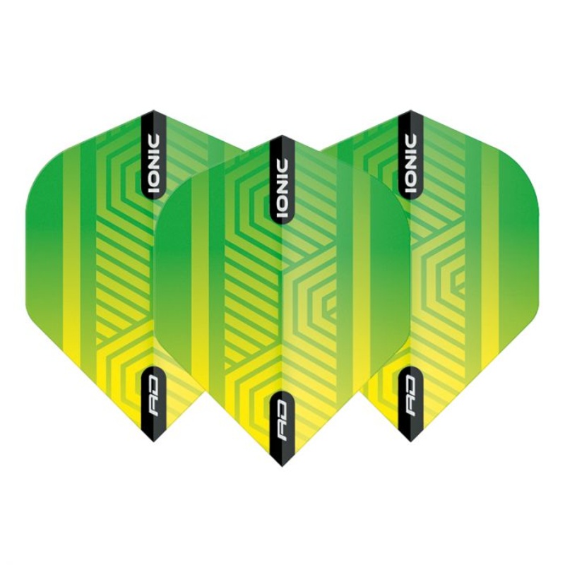RED DRAGON Hardcore Ionic Green and Yellow Flights