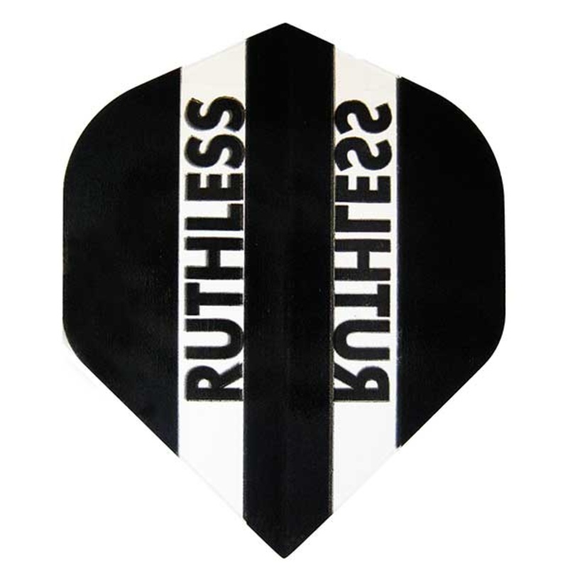 RUTHLESS – Clear Panel Extra Tough Flights – Black