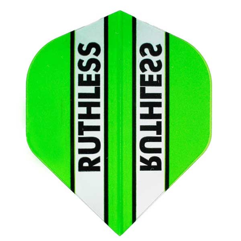 RUTHLESS – Clear Panel Extra Tough Flights – Green