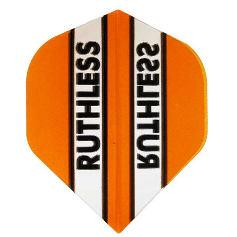 RUTHLESS – Clear Panel Extra Tough Flights – Orange