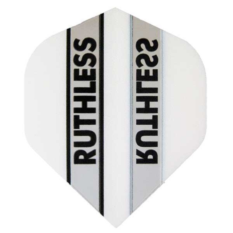 RUTHLESS – Clear Panel Extra Tough Flights – White
