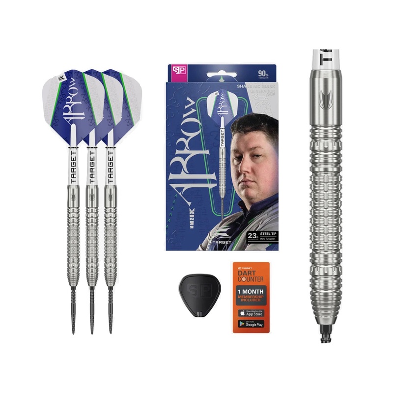 TARGET – 23g – Shane McGuirk SP Steel Tip Darts – 90% Tungsten