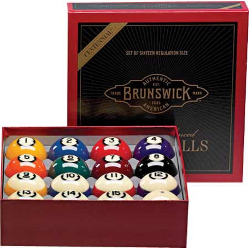 Brunswick Centennial Standard Edition Billiard Ball Set