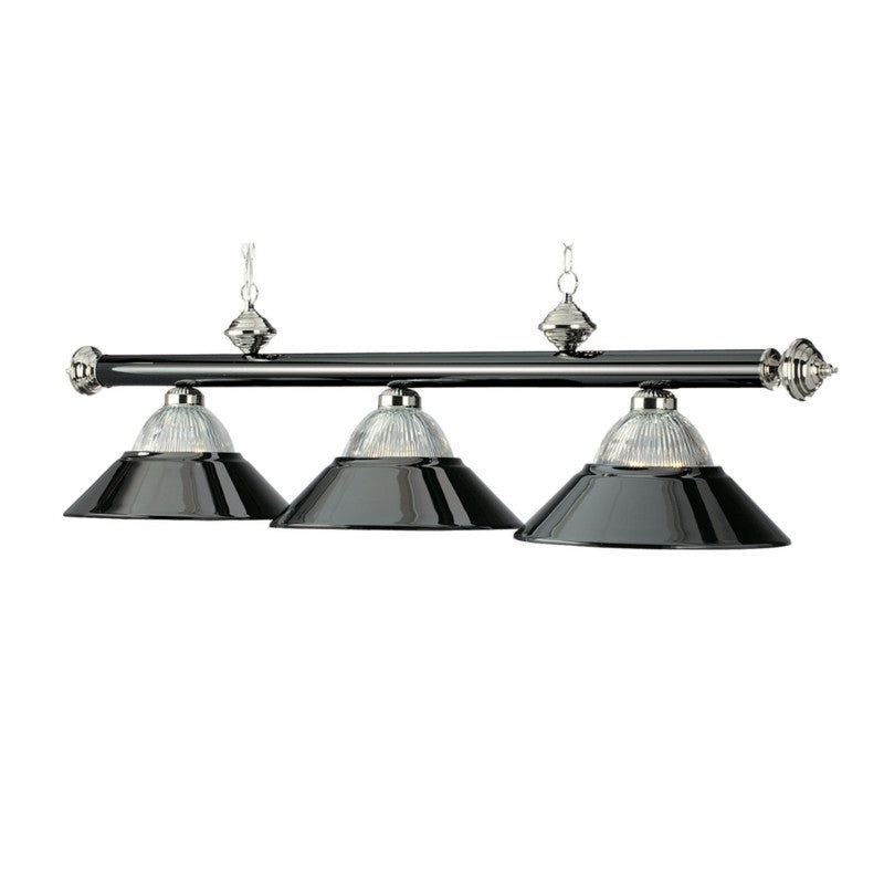 RAM – 54″ Billiard Light – Black Chrome on Chrome B48-RIB BKCH/CH