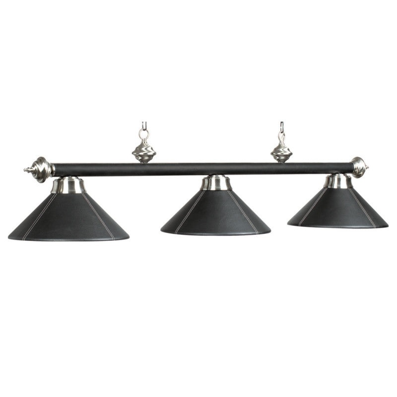 RAM – 54″ Billiard Light – Black Leather B54-LTHR BLK