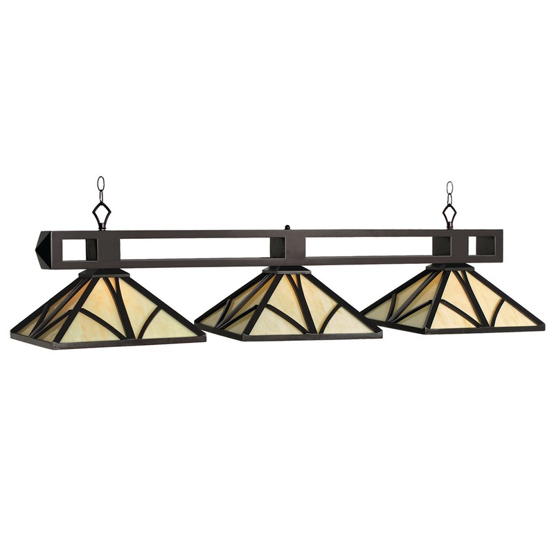RAM Chateau – 56″ 3 Light Billiard Light – Black
