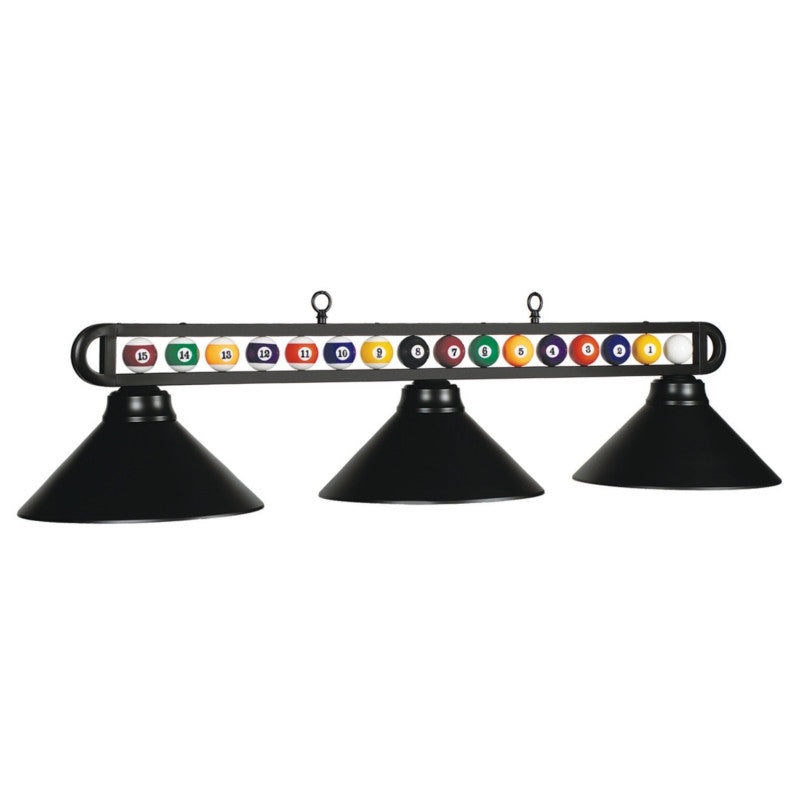 RAM  Matte Black on Matte Black Billiard Ball Fixture