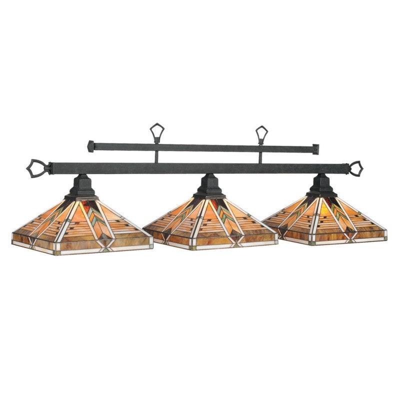 RAM Melbourne – 3 Light Billiard Light – Matte Black