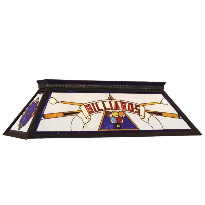 RAM Stained Glass Billiards Pool Table Light – Blue