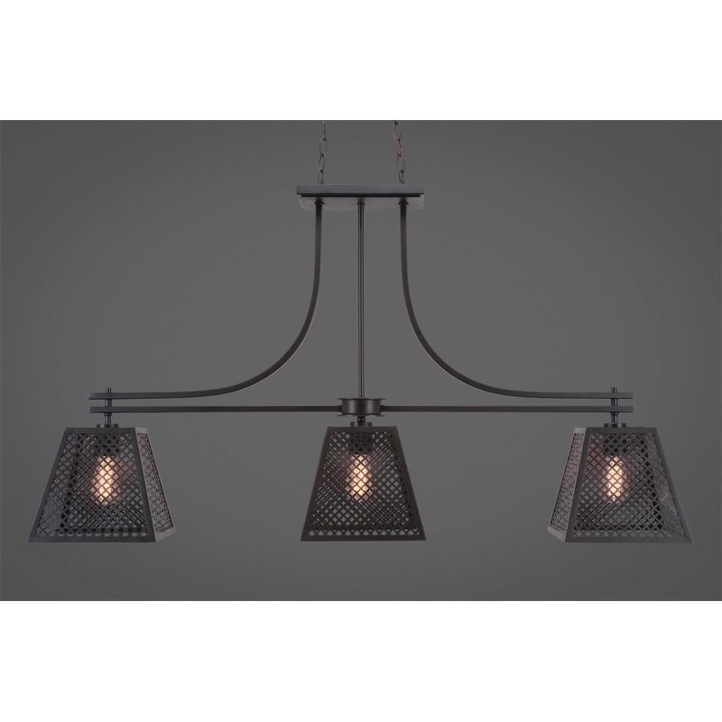 Toltec Corbello Espresso 3 Lights 1453-ES-LED-18A